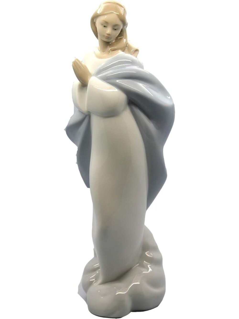 LLADRÓ Nao Collectible Porcelain Figurine: HOLY Mary - 10 3/4" Tall - Holy